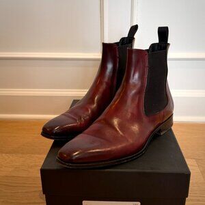Paul Evans - The Dean Chelsea Boot - Oxblood Size 9.5 Like New